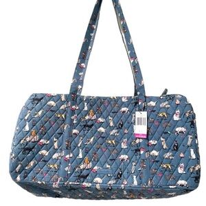 Vera Bradley Cat’s Meow Large Traveler Duffel NWT